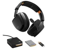 GLORIOUS GHS Wireless InfinitePlay - Cuffie Gaming - PC, PS5, PS4 - Nero | Batterie 85H Intercambiabili, Resta ON al Cambio, 2.4GHz e Bluetooth, Driver Custom, Microfono Rimovibile Antirumore