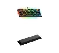 GLORIOUS GMBK 75% - Membrane Keyboard - Wired - Black - US Ergonomic Wrist Rest - 65% / 75% - Cloth - Black