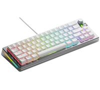 Glorious Gaming GMMK 3 PRO: tastiera meccanica personalizzabile, compact 65%, guarnizioni e scocca alluminio modulari, switch hot swap MX, schiuma smorzante, tasti personalizzati, QWERTY USA - Argento