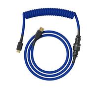 Glorious GMMK Coiled Cable Cobalt Blue, Spiralkabel, USB-C/USB-A - dunkelblau/sc
