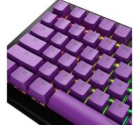 Glorious GPBT Basics KeyCaps, ANSI Layout (US), PBT, Dye Sub-Epic Purple (Glo-KB-Acc-Gpbt-Ba-Epur-US) NEW