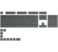 GLORIOUS GPBT Keycaps Profilo Cherry Layout ISO Tedesco (Ash Black) | Plastica PBT Spessa Super Resistente, Simboli Personalizzati Con Stampa A Sublimazione Anti Scolorimento, Alta Qualità
