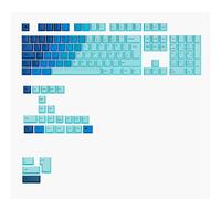 GLORIOUS GPBT Keycaps Profilo Cherry Layout ISO Tedesco (Ocean) | Plastica PBT Spessa Super Resistente, Simboli Personalizzati Con Stampa A Sublimazione Anti Scolorimento, Alta Qualità