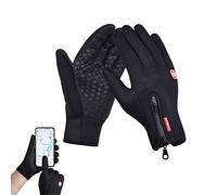 Glorious Me Thermal Gloves,Winter Warm Thermal Touch Gloves,Winter Waterproof Skiing Gloves,Warm Outdoor Cycling Driving Motorcycle Gloves (XL,Black)