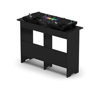 GLORIOUS Mix Station 2: per 2 giradischi o lettore CD e 1 mixer fino a una larghezza di 14" o un controller DJ con laptop, uscite per cavi anteriori e pannelli laterali