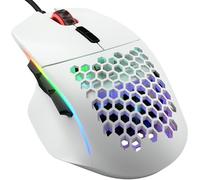 GLORIOUS Model I Mouse Da Gaming Wired (Bianco) | Design Ergonomico, Nove Pulsanti Programmabili, Cavo Ultraflessibile Ascended, Sensore Ottico BAMF, Piedini In Puro PTFE