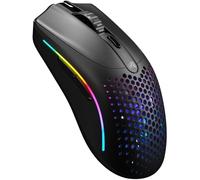 Glorious Model O 2 Mini Wireless Gaming Mouse - superlegg. 57 g, 210 h batteria, dual wireless 2,4 GHz, Bluetooth 5.2, sensore ottico 26.000, 80M di clic, 6 tasti programmabili, sparatutto - Nero