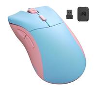 Glorious Modello D Forge - Mouse da gioco blu e rosa, 6 pulsanti programmabili, durata della batteria 80 ore, sensore 19K, mouse da gioco leggero 58 g, esclusiva edizione limitata (Laptop e PC)