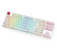 Glorious PC Gaming Race Aura Keycaps - 105 Keycap, ANSI, layout USA, bianco