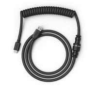 Glorious PC Gaming Race Coiled Nero 1,37 m USB tipo A, USB tipo-C (Glorious Coiled Cable USB-C to USB-A - Phantom Black [GLO-CB NEW