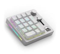 Glorious PC Gaming Race GMMK Wireless Numpad, Fox Swith - Grigio/Bianco GLO-GMMK-NP-FOX-W