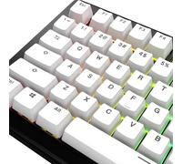 Glorious PC Gaming Race GPBT Basics KeyCaps ANSI Layout US PBT Dye-Sub-Classic White (Glo-KB-Acc-Kc-Gpbt-Ba-Cwht-US) NEW