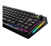 Glorious Gaming - Tasti GPBT Basics (Classic Black), 8 colori, sublimazione senza scolorimento, per tastiere meccaniche personalizzate 100%,75%,65%,60%, Layout QWERTZ tedesco