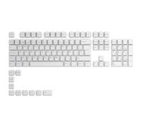 GLORIOUS Gaming 115 GPBT Keycaps - Profilo Cherry, plastica PBT Resistente, Aspetto Accattivante, Suono Superiore, Caratteri Originali, Layout Spagnolo - Bianco Artico