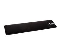 Glorious Gaming Padded Keyboard Wrist Rest (full-size, spessore 17 mm) - Bordi cuciti anti logoramento, superficie liscia, base gomma antiscivolo, compattezza media, 440 x 100 x 17 mm - Nero
