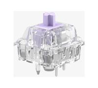 Glorious Gaming Mako Ultralight Switches (110 pz) switch tattili per giocare e scrivere, design trasparente per RGB massima, prelubrificati, per tastiere meccaniche hot swap con socket a 5 pin
