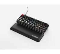 Glorious Gaming Padded Keyboard Wrist Rest (compatta, spessore 17 mm) - Bordi cuciti anti logoramento, superficie liscia, base gomma antiscivolo, compattezza media, 300 x 100 x 17 mm - Nero