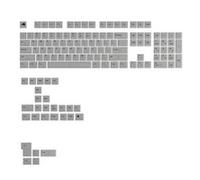 Glorious PC Gaming Race Polychroma V2 Keycaps ANSI GLO-KB-ACC-KC-PC-POLY-US