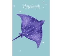 Glorious Stingray Notebook. A5/6"x9"/150 Lined Pages/Paperback. Sea Life Notebook. Ocean Lover's Notebook. Back to School Notebooks for Children. Stingray Themed Gifts.