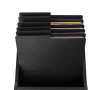 Glorious Vinyl LP Divider Set Black (6 pcs.) - Divisori per Vinili LP da 12'', con Etichette Adesive, Nero