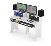 Glorious Workbench Bianco Studio Desk, Taglia Unica