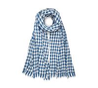 GLORIS Calda sciarpa in cashmere, per autunno e inverno, sciarpa a forma di gallina/XL, sciarpa in pashmina, 200 x 70 cm., Blu, 200x70 cm