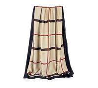 GLORIS Sciarpa da donna fine in seta grande 180 x 90 cm con stampe colorate. Sciarpa per il collo da donna. Foulard per la testa e il collo. Sciarpa di seta elegante, 180x90 cm