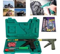 Glorivox Rapid Plug 2.0 Riparazione pneumatici, il nuovo kit di tappi for pneumatici Rapidplug, con tappo a fungo for forature e forature dei pneumatici sulle auto (Color : Green)