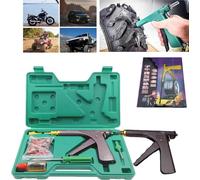 Glorivox Rapid Plug 2.0 Riparazione pneumatici, il nuovo kit di tappi for pneumatici Rapidplug, con tappo a fungo for forature e forature dei pneumatici sulle auto (Color : Red)