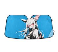 Glory Blue Pig Anime Fisarmonica Parasole per auto Pieghevole Parafango Automobile Protector Solar para carros L