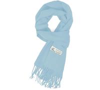 Glory Max Sciarpa invernale unisex, tinta unita, morbida, classica, 182,9 x 30,5 cm, Azzurro chiaro, 72" x 12" x 0.2"