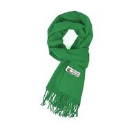 Glory Max Sciarpa invernale unisex, tinta unita, morbida, classica, 182,9 x 30,5 cm, Verde, 72" x 12" x 0.2"