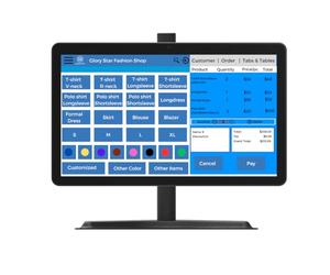 Glory Star 21.5" NEBULA GEN 2 TouchScreen Computer | Quadcore Cortex-A55 | 4GB RAM, 32GB | Android 12 |Free Kioskmode | STARTOOL API, STAR CONTROL 3month Trial w/Table Mount (NEB215 568+FIX030)