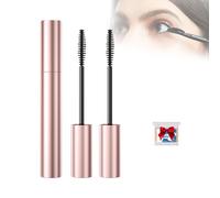 Gloryboom Mascara Black & Brown Duo For Lash Makeup,Glory Boom Tubing Mascaras For Lash Makeup,Waterproof & Sweatproof Long Lasting Non-Smudged With Comb Silicone Brush For Women (2*Brown)