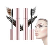Gloryboom Mascara, Glory Boom Mascara Waterproof Mascaras Black & Brown Duo for Lash Makeup, Sweatproof Long Lasting Non-Smudged (Mix)