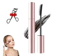 Gloryboom Mascara, Relaxrich Lengthening and Curling Mascara, Waterproof and Non-Smudging-Lengthening and Curling Long-Lasting MascaraS, for Lash Makeup, for Woman Girls (Black)