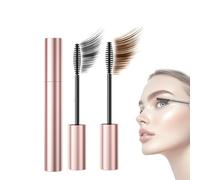 Gloryboom Mascara - Waterproof Mascaras Black&Brown Duo for Lash Makeup,Tubing Lengthening Curling Mascara for Lash Enhancement,Sweatproof Long-Lasting Non-smudged,Lengthening&Curling (Mix 2pc, 3.5g)