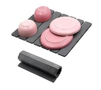 Gloryit Drying Mat per Piatti Bottiglie Tazze, Tappetino Drenante in Terra Diatomacea,Ghiaia Come Tappetino Scolapiatti per la Cucina,Adatto per Cucine e Bagni .(Grigio Scuro, 40 x 30 cm)