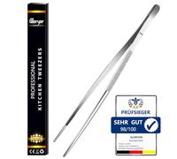 Gloryor® Pinzetta da cucina in acciaio inox, 30 cm, multiuso