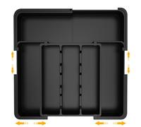 GLOSKIN Portaposate da Cassetto,Porta Posate Cucina Cassetto con 6 Scomparti Extra-Larghi,Organizer Cassetti Cucina da 37*33 cm,per La Conservazione Delle Stoviglie da Cucina,Archiviazione Del Cassett