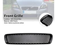 Gloss Black Front Bumper Honeycomb Grille Grill Per Volvo S40 V50 2004-2007 T0