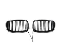 Gloss Black Front Bumper Kidney Grill Grille Adatto per BMW X5 E70 X6 E71 2007-2013