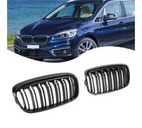 Gloss Black Front Grill Grille Per BMW 2 Series Gran Tourer F45 F46 2015-2018 Y1