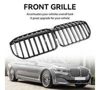 Gloss Black Front Grill Grille Per BMW 7 Series G11 G12 2019-2022 Single Slat S1