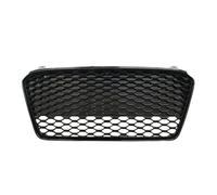 Gloss Black Front Henycomb Bumper Grille Grill Adatto per Audi R8 2013-2015