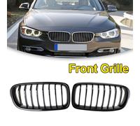 Gloss Black Front Kidney Grill Grille per BMW 3 Series F30 F31 F35 2012-2019 Y1