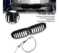 Gloss Black Front Kidney Grille Mesh Per BMW 3 Series G20 G28 2023-2024 A7