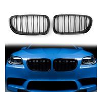 Gloss Black Front Kidney Grille per BMW 5 Series F11 F10 2010-2016 Dual Slats L3