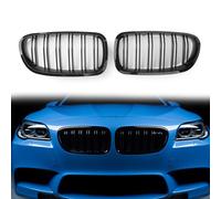 Gloss Black Front Kidney Grille per BMW 5 Series F11 F10 2010-2016 Dual Slats S6