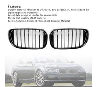 Gloss Black Front Kidney Grille Per BMW 7-Series G11 G12 740i 750i 2016-2018 L3